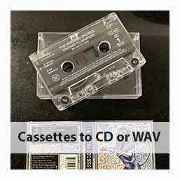 Audio Cassettes to CD or WAV Files